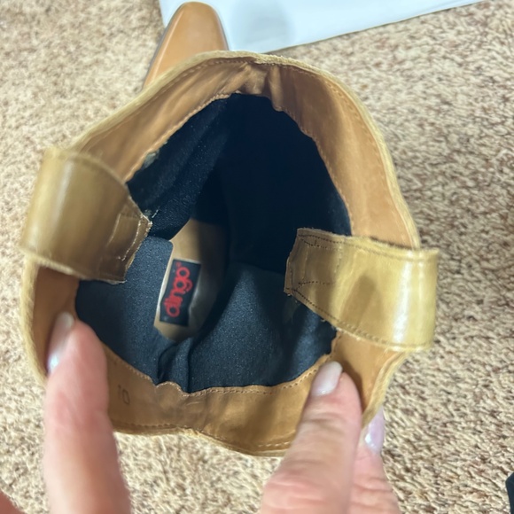 DINGO WESTERN STYLE BROWN LEATHER BOOTS WITH BUCKLE SZ 7 - Picture 9 of 13